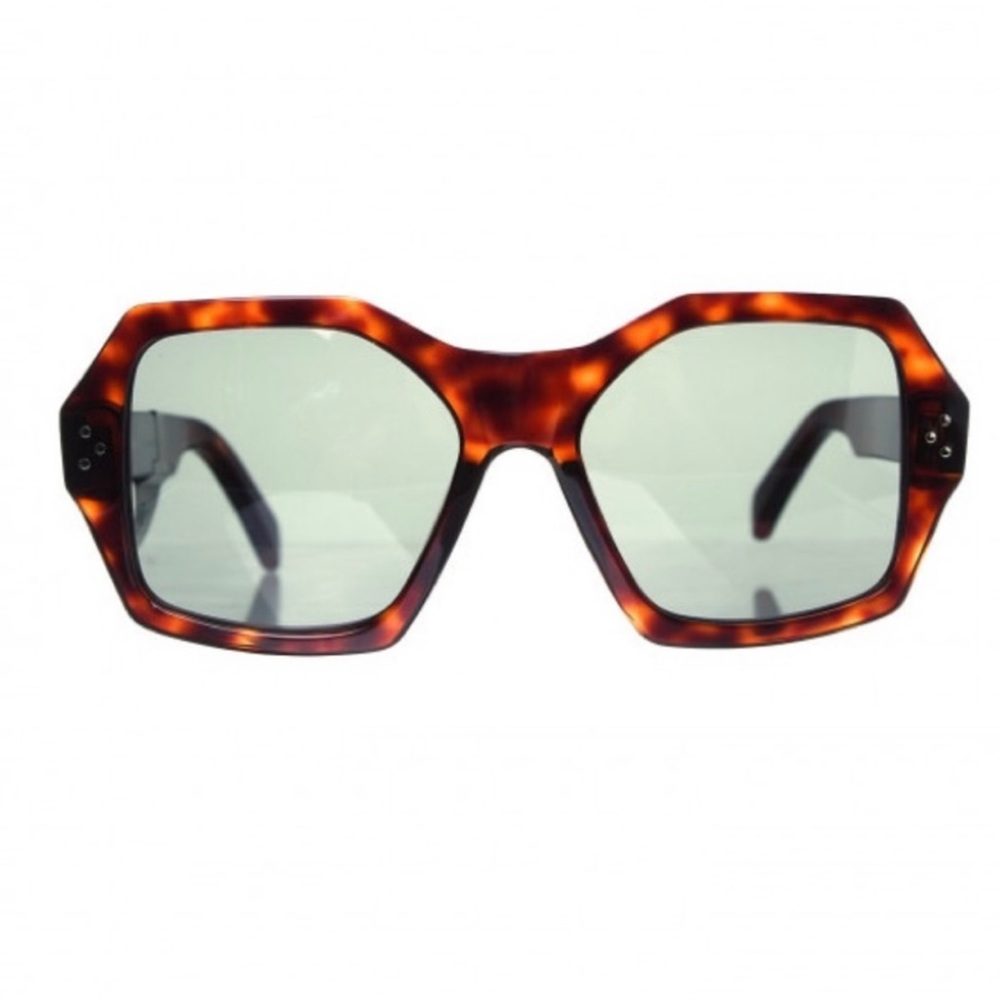 Acetate Octagon Polarized Sunglasses CL401311 Blonde Havana